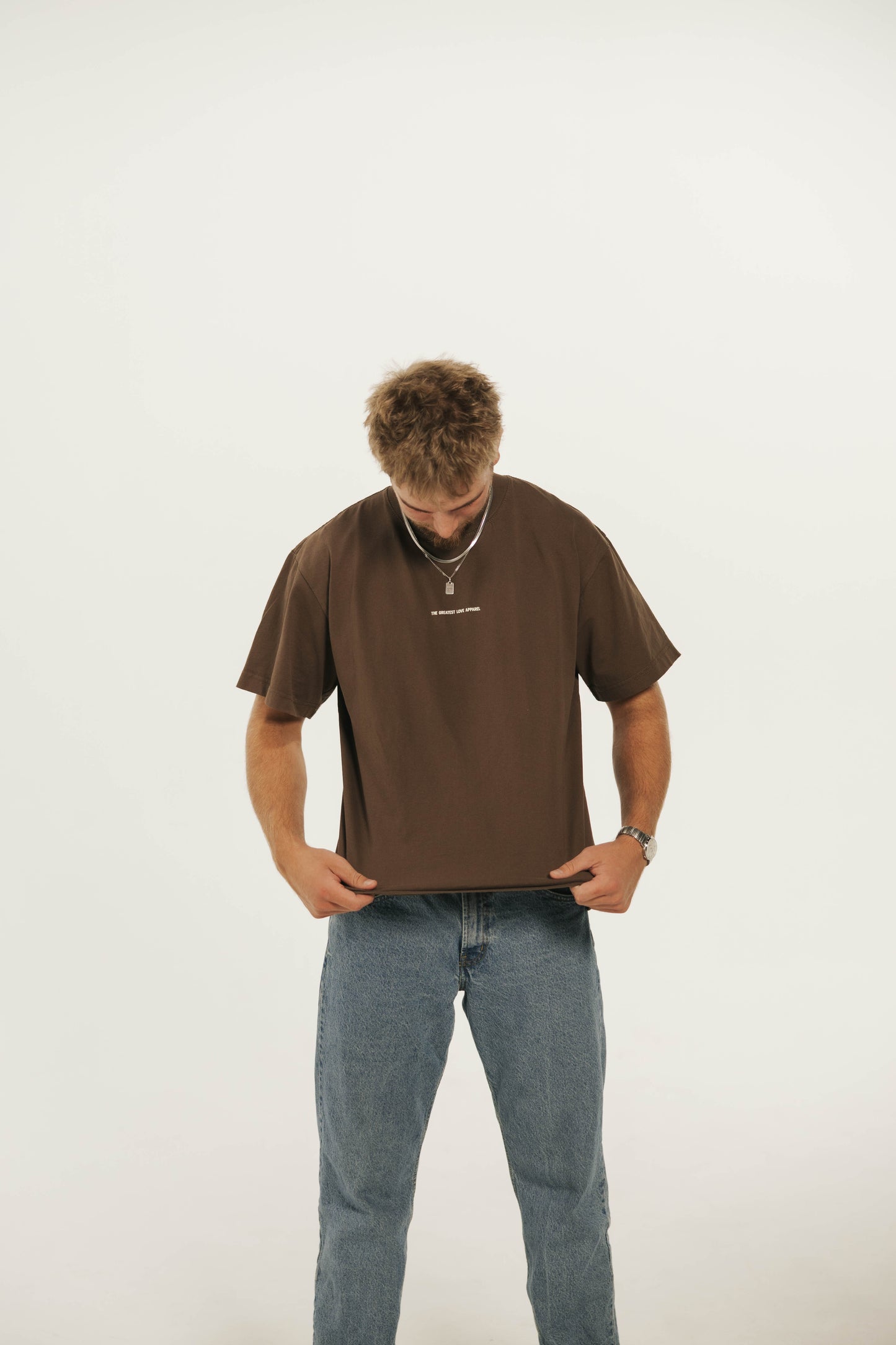 John 3:16 BROWN HEART T-shirt